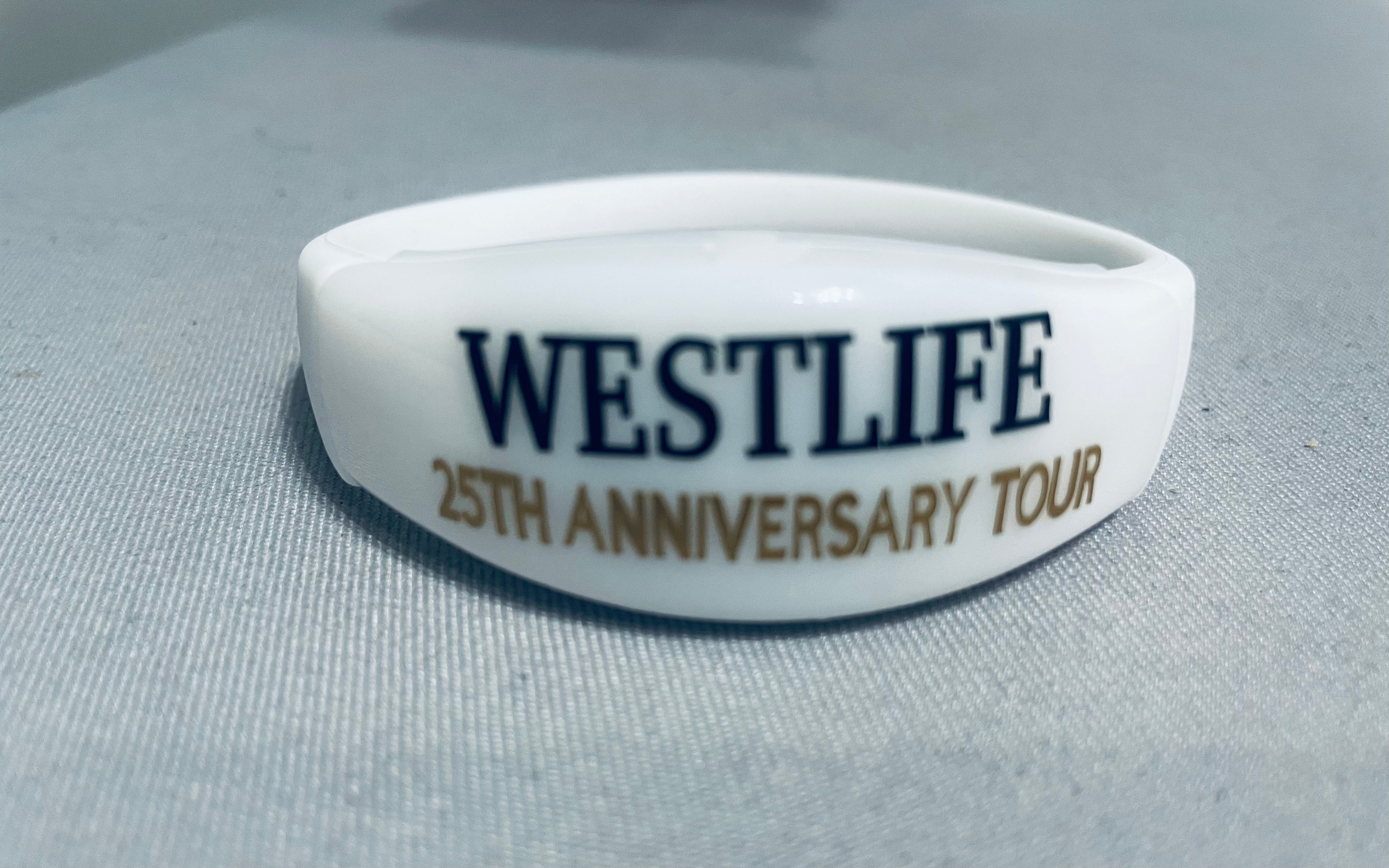 Westlife 25th Anniversary Tour Sound-Activated LED Flashing Concert Wristband