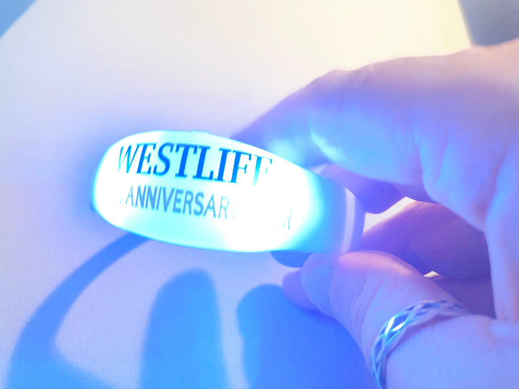 Westlife 25th Anniversary Tour Sound-Activated LED Flashing Concert Wristband