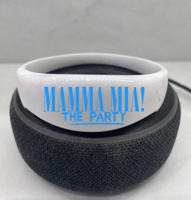 Mamma Mia The Party Sound-Activated LED Flashing Concert Wristband